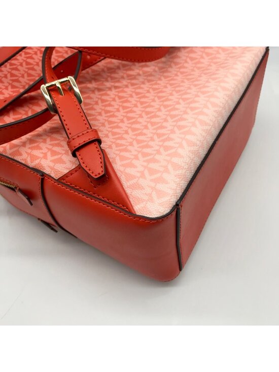Michael Kors Red Clay Jaycee Zip Pocket Backpack Bag main image 9